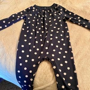 Tea Collection 18-24M Romper “Stamped Dots”